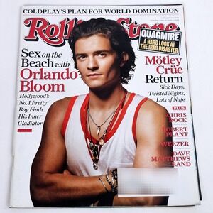 Rolling Stone Magazine‎ May 19 2005 Orlando Bloom Coldplay Motley Crue Issue 974